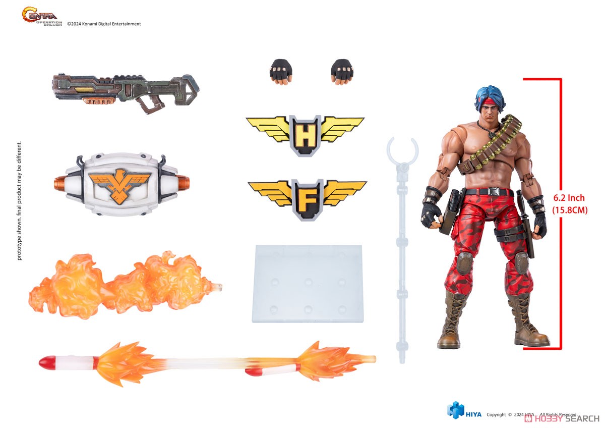 Contra: Operation Galuga 1/12 Exquisite Basic Action Figure Lance Bean (Completed) その他の画像5