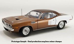 プリムス Cuda 340 1971年 ブラウンメタリック (ミニカー)