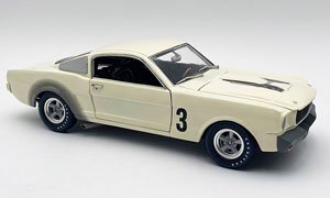シェルビー GT350R 1965年 ホワイト プロトタイプ (ミニカー)