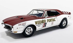 ポンティアック ファイヤーバード ファースト ラムエアII 1968年 ワイドナー ポンティアックドラッグ (ミニカー)