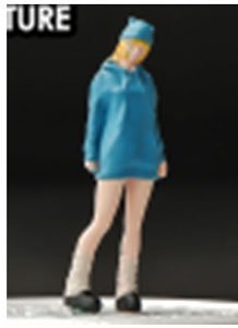 Blonde Loose Socks Girl (Diecast Car)