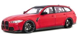 BMW M3 Competition Touring レッド (ミニカー)