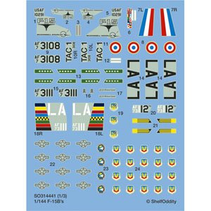 F-15B イーグル デカール (10機分入) (デカール)
