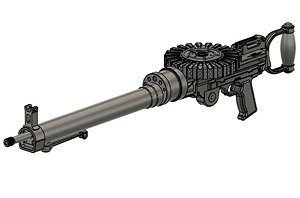 Machine gun Lewis A (Plastic model)