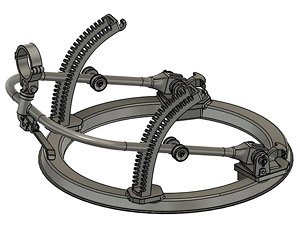 Turret for machine gun Lewis (Plastic model)