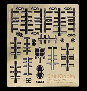 WW.II 日本海軍機アンテナ エッチングパーツ Vol.1 (プラモデル)