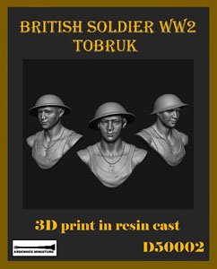 WW2 British Soldier Tobruk B50002 (Plastic model)