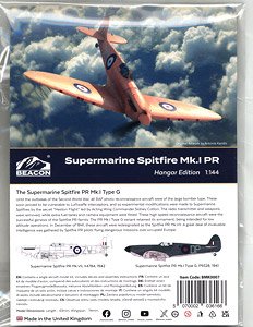 Supermarine Spitfire PR Mk.I Hangar Edition (Plastic model)