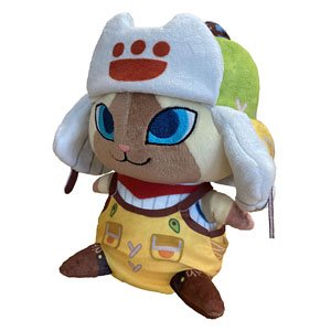 Monster Hunter Wilds Deformed Plush Palico (Anime Toy)