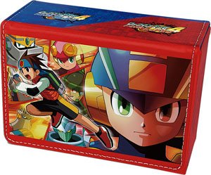 Synthetic Leather Deck Case W Mega Man Battle Network 4 Revival (Card Supplies)