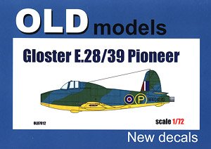 Gloster E.28/39 Pioneer (Plastic model)