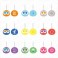 ラブライブ！×ぷよぷよ マスコットキーホルダー (9個セット) (キャラクターグッズ) 商品画像1 サムネイル