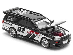 NISSAN STAGEA SIM0N`S GARAGE #62 BLACK (ミニカー)