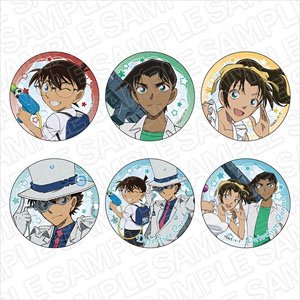 名探偵コナン カンバッジ Summer ver. (6個セット) (キャラクターグッズ)
