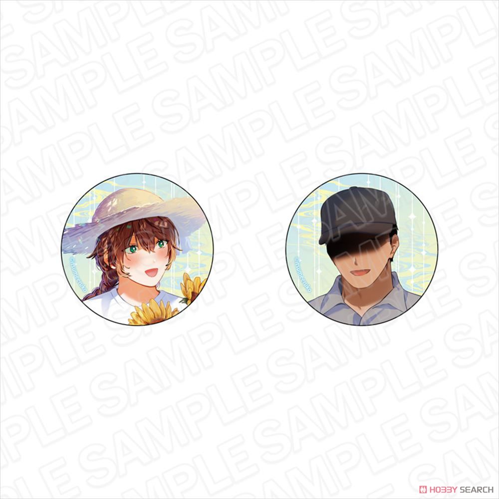 冥婚の花嫁は愛される カンバッジセット ひまわり ver. (キャラクターグッズ) 商品画像1