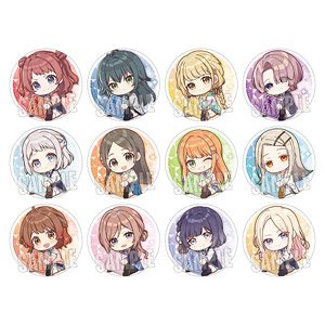 トレーディング缶バッジ 学園アイドルマスター ぎゅぎゅっと (12個セット) (キャラクターグッズ)