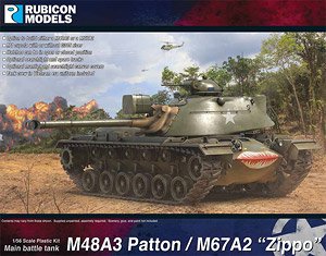 M48A3 Patton Main Battle Tank /M67A1 Zippo (Plastic model)