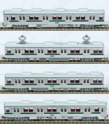 The Railway Collection Nankai Electric Railway Series 9000 (Old Color,Green Stripe) Four Car Set B (4-Car Set) (Model Train)