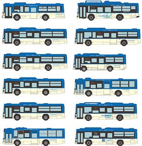 The Bus Collection Kawasaki City Bus Special (12 Types + Secret/Set of 12) (Model Train)