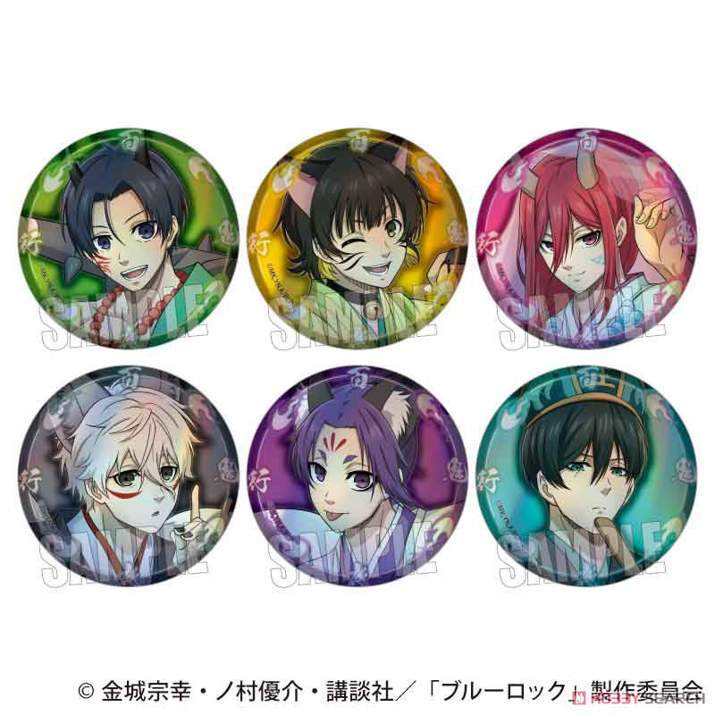 トレーディングホログラム缶バッジ ブルーロック 百鬼夜行ver. (6個セット) (キャラクターグッズ) 商品画像1
