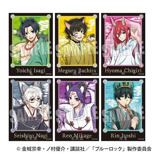トレーディング箔押しブロマイド ブルーロック 百鬼夜行ver. (6個セット) (キャラクターグッズ)