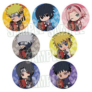 トレーディング和紙風缶バッジ NARUTO-ナルト- 疾風伝 ぎゅぎゅっと 浅草ver. (7個セット) (キャラクターグッズ)
