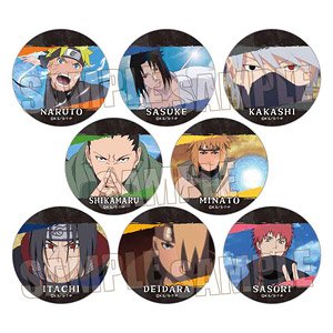 トレーディングメモリーズ缶バッジ NARUTO-ナルト- 疾風伝 (8個セット) (キャラクターグッズ)