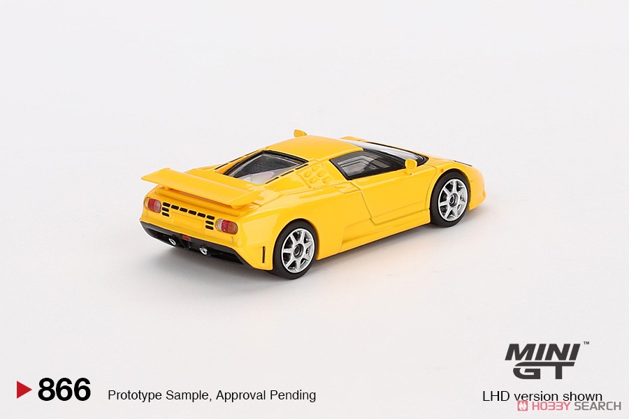 ブガッティ EB110 スーパースポーツ Giallo Bugatti (イエロー) (左ハンドル) [ブリスターパッケージ] (ミニカー) 商品画像2