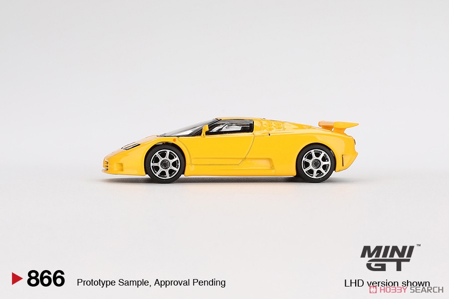 ブガッティ EB110 スーパースポーツ Giallo Bugatti (イエロー) (左ハンドル) [ブリスターパッケージ] (ミニカー) 商品画像3