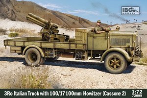 3Ro Italian Truck with 100/17 100mm Howitzer (Cassone 2) (Plastic model)