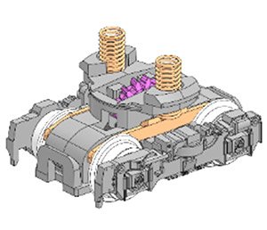 【 6823 】 WDT54N形 動力台車 (1個入り) (鉄道模型)