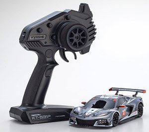 MR04RWD Ready Set Chevrolet Corvette C8.R Gunmetal White (RC Model)