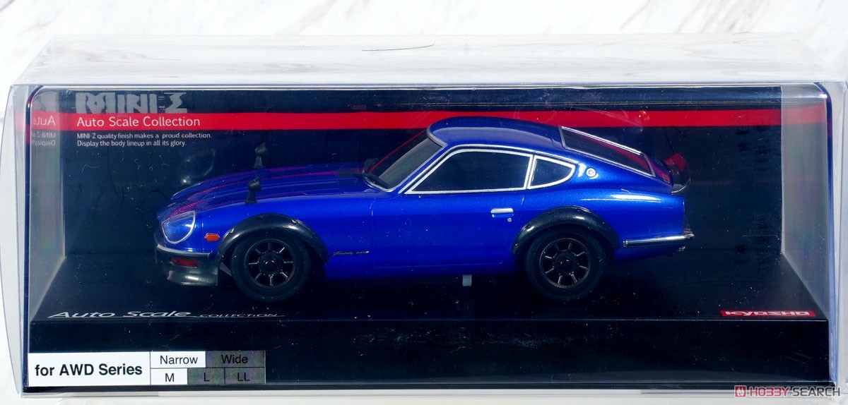 ASC MA-020 Nissan Fairlady 240Z-L Metallic Blue (RC Model) パッケージ1