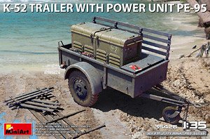 K-52 TRAILER w/POWER UNIT PE-95 (Plastic model)