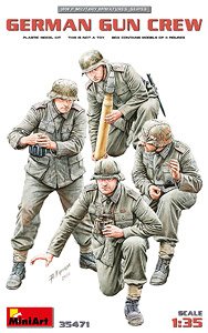 GERMAN GUN CREW (Plastic model)