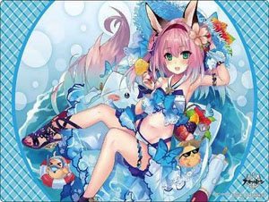 Bushiroad Rubber Mat Collection V2 Vol.1444 Azul Lane [Hanazuki] Hakuchuzuki, Umibe no Hana Ver. (Card Supplies)