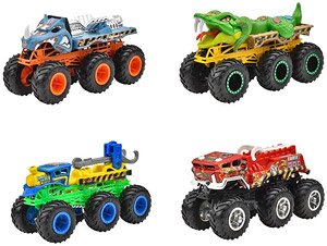 ホットウィール モンスタートラック トランスポーター アソート986D (4個入り) (玩具) (ミニカー)