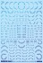 1/100 GM Caution Decal No.10 [Operation Text #2] Prism Blue & Neon Blue (Material) 商品画像1 Thumbnail