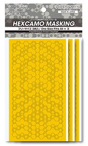 Hex Camouflage Masking (3 Sheets) (Mask)