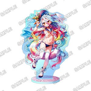 MF文庫J夏の学園祭2024 トロピカルアクリルスタンド『ノーゲーム・ノーライフ』白 (キャラクターグッズ)