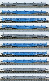 KOKI104+KOKI107 (without J.R.F. Mark) Unloaded Ten Car Set (10-Car Set) (Model Train)