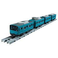Real Class J.R. Series 201 Commuter Train (West Japan Railway /Sky Blue) (Plarail)