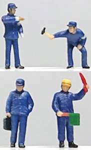 1/80(HO) Figure : SL Crew B:Ground (Model Train)