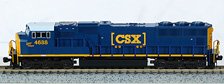 EMD SD70M Flat Radiator CSX #4679 (Model Train)