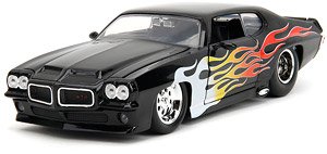 1971 ポンティアック GTO ジャッジ ブラック/フレイム (ミニカー)
