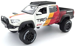 トヨタ タコマ TRD プロ ホワイト/レッド/ブラック (ミニカー)
