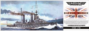 WW.I Battle Cruiser HMS Lion 1914-1916 (2 in 1) `Full Hull` (Plastic model)
