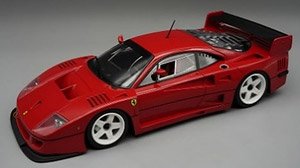 フェラーリ F40 LM 1996 プレスレッド w/ ホワイトホイール (ミニカー)