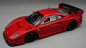 フェラーリ F40 LM 1996 プレスレッド w/ ブラックホイール (ミニカー)
