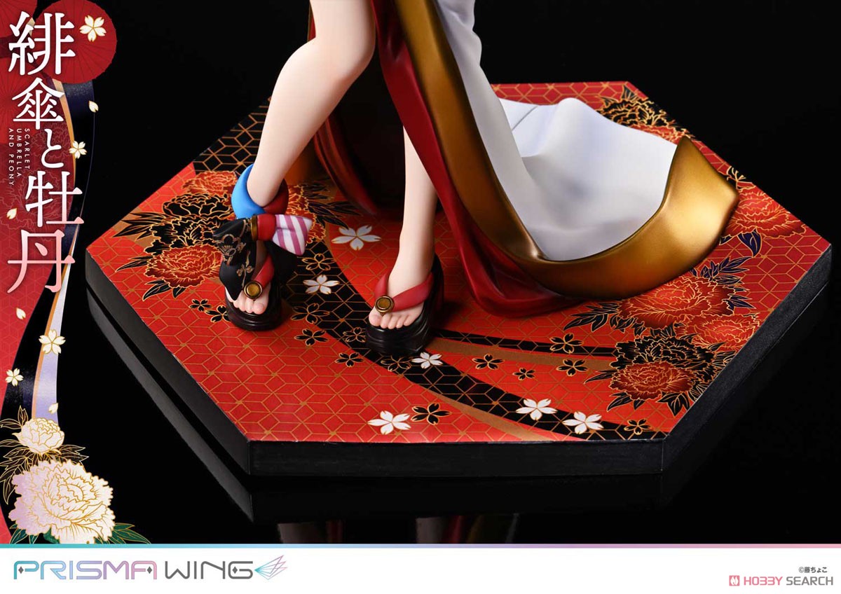 PRISMA WING 藤ちょこ氏オリジナルイラスト 緋傘と牡丹 (フィギュア) 商品画像9
